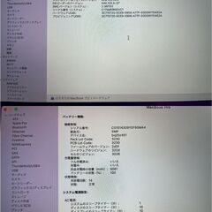 apple MacBookPro 2016  macOS Monterey 中古品　本体のみ　付属品無し　初期化済みの画像