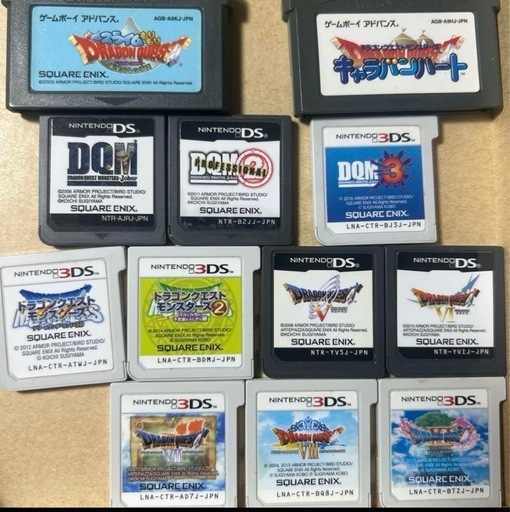 値下げ致しましたドラゴンクエストシリーズ ゲームソフトセット
