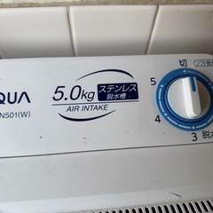 SHARP AQUA 洗濯機5Kgの画像