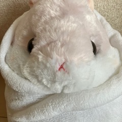 おくるみハムスターぬいぐるみの画像