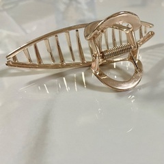 ピンクゴールド バンスクリップの画像