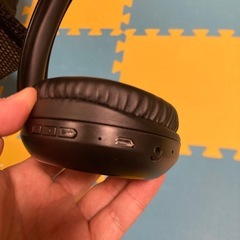 ワイヤレスヘッドホン　Bluetooth ダイソーの画像