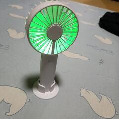 ２重羽根ハンド扇風機の画像