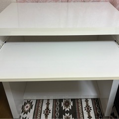 極美品 ニトリ シンプルデスク PCデスク 勉強机の画像