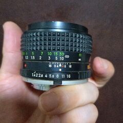良品　minolta MC ROKKOR-PG 50mm F1.4　分解清掃済の画像