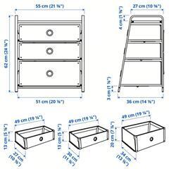 [引渡決定] IKEA LOTE チェスト(引出し3段)の画像