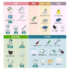 緊急時避難セットの画像