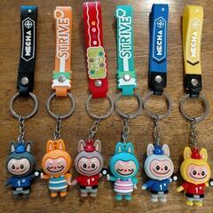 【お得なセット☆】めちゃくちゃ可愛い LABUBU ストラップ６セットの画像