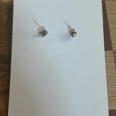 ガーネット ピアスの画像