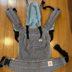 エルゴ　ベビーキャリア　Lee　ヒッコリー　ストライプ　デニムの画像