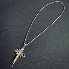 N34*《ステンレス》*イエス・キリスト像十字架ネックレスの画像
