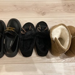 キッズ　冬用　靴　3点セットの画像