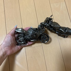 決まりました バイクの置物の画像