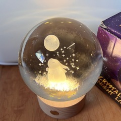 決まりました 3Dクリスタルボール ナイトライトの画像