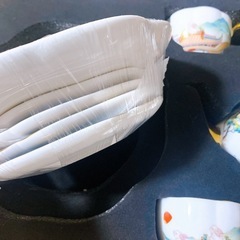 【新品未使用】上品なうさぎ🐰茶碗セットの画像
