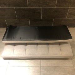 3way ソファーベッド 2人掛け ソファ 折りたたみ コンパクト ワイド 幅130cm リクライニング ローソファー カウチソファー ソファベッド ハイバック フロアチェア フロアソファー の画像