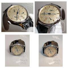 アジアンハイエンドと言う選択/パワーリザーブインジケータ装備【シーガル/新品】中国空軍1963モデル 裏スケ サファイア 316L シャンパン①の画像