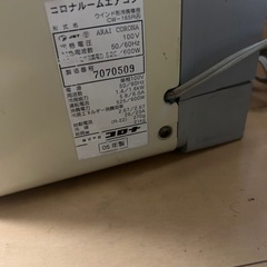 値下げ窓エアコン ①の画像