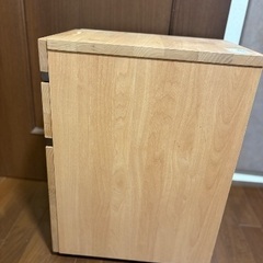 キャビネット　机サイドキャビネット　カリモク美品の画像
