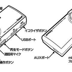 カシムラKD-217 Bluetoothステレオ FMトランスミッターの画像