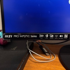 MSI　ゲーミングモニター(湾曲型)の画像