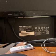 MSI　ゲーミングモニター(湾曲型)の画像