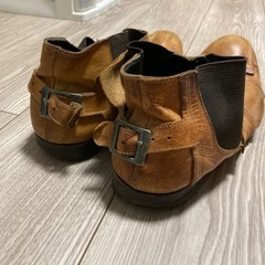 本革デザイン革靴27.5センチの画像