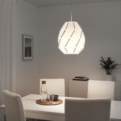 【美品】イケア　IKEA  ペンダントランプ　楕円形　おしゃれ　ライト　電気　吊り下げの画像