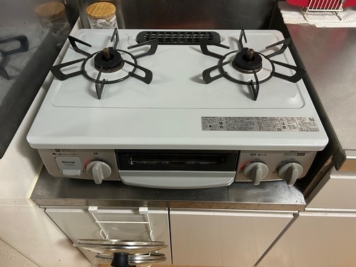 ガスコンロ ガステーブル リンナイ Rinnai プロパン 2口 コンロ ガステーブルプロパン 56cm （ガス種 LPG） 56cm天板 新生活 片面焼 ワンピーストップ 右強火力 ガスコンロ LPガス KG35NGRR