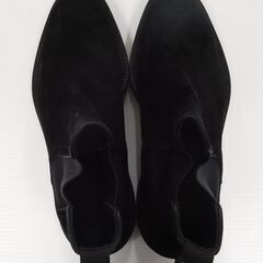 WH BEKKU HOMME別注 干場スペシャル 撥水スエードサイドゴアブーツ WHSP0700S ブラック size:8.5の画像