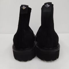 WH BEKKU HOMME別注 干場スペシャル 撥水スエードサイドゴアブーツ WHSP0700S ブラック size:8.5の画像