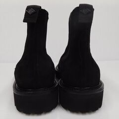 WH BEKKU HOMME別注 干場スペシャル 撥水スエードサイドゴアブーツ WHSP0700S ブラック size:8.5の画像