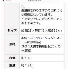 RIN ゴミ箱の画像