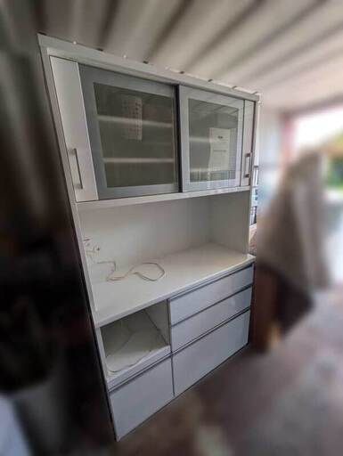 食器棚 キッチンボード 白 松田家具