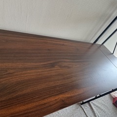 パソコンデスク 机 収納ラック付の画像