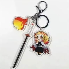 鬼滅の刃 アクリルキーホルダー 4つセットの画像