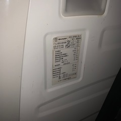 シャープ 洗濯機 ES-S7A-WL 2016年製 中古 12,000円の画像