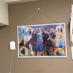 アナ雪　パズル　完成品の画像