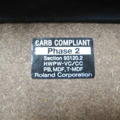 ローランド　ピアノイス　CARB COMPLIANT Phase2　高さ調整可能約44.5×幅52×奥行30㎝　椅子　黒　チェア　ブラック　Rolandの画像