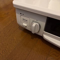 Rinnai コンロ 白の画像