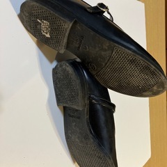 再値下げ！【中古】黒い靴　HARUTA　20cmの画像