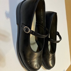 再値下げ！【中古】黒い靴　HARUTA　20cmの画像