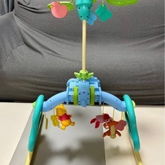 【美品】プーメリー　くまのプーさん えらべる回転 6WAYジムにへんしんメリーの画像