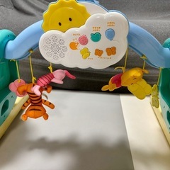 【美品】プーメリー　くまのプーさん えらべる回転 6WAYジムにへんしんメリーの画像