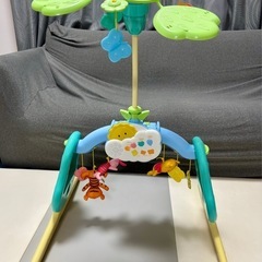 【美品】プーメリー　くまのプーさん えらべる回転 6WAYジムにへんしんメリーの画像