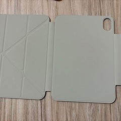 Tekkase iPad mini7 ケース ライトグレー 磁気着脱式の画像