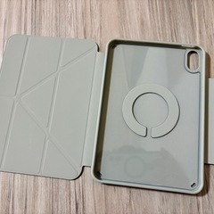 Tekkase iPad mini7 ケース ライトグレー 磁気着脱式の画像