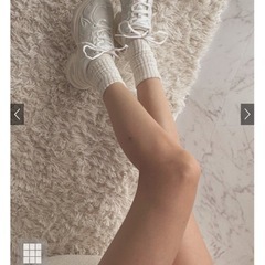 GRL スニーカー　ホワイト　24cmの画像