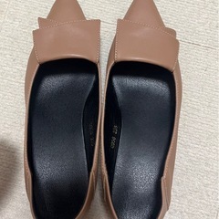 女性用 パンプス シングルシューズ 薄いヒール ポインテッドトウ 仕事用 スプリングアンドオータムの画像