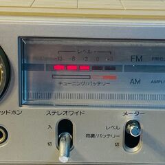NEC 新日本電気 STEREO RADIO CASSETTE TAPE RECORDER ステレオラジオカセットテープレコーダー RMS-1150R 訳あり ラジカセ FM AMの画像